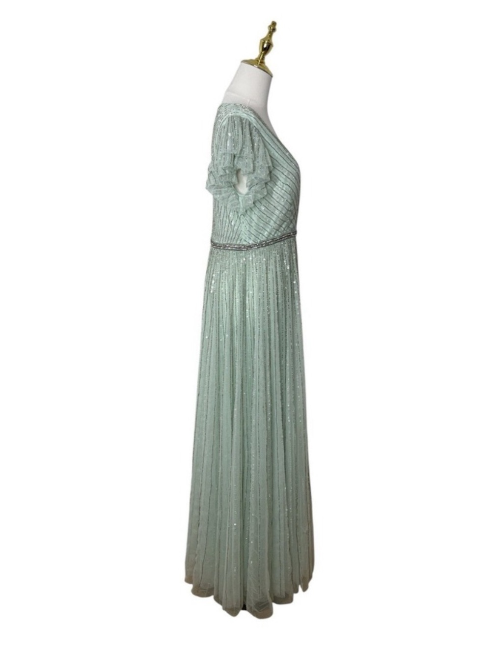 Mac Duggal 5502 Sequin Flutter Sleeve A-Line
Formal Gown Size 8 $698 - Picture 6 of 8